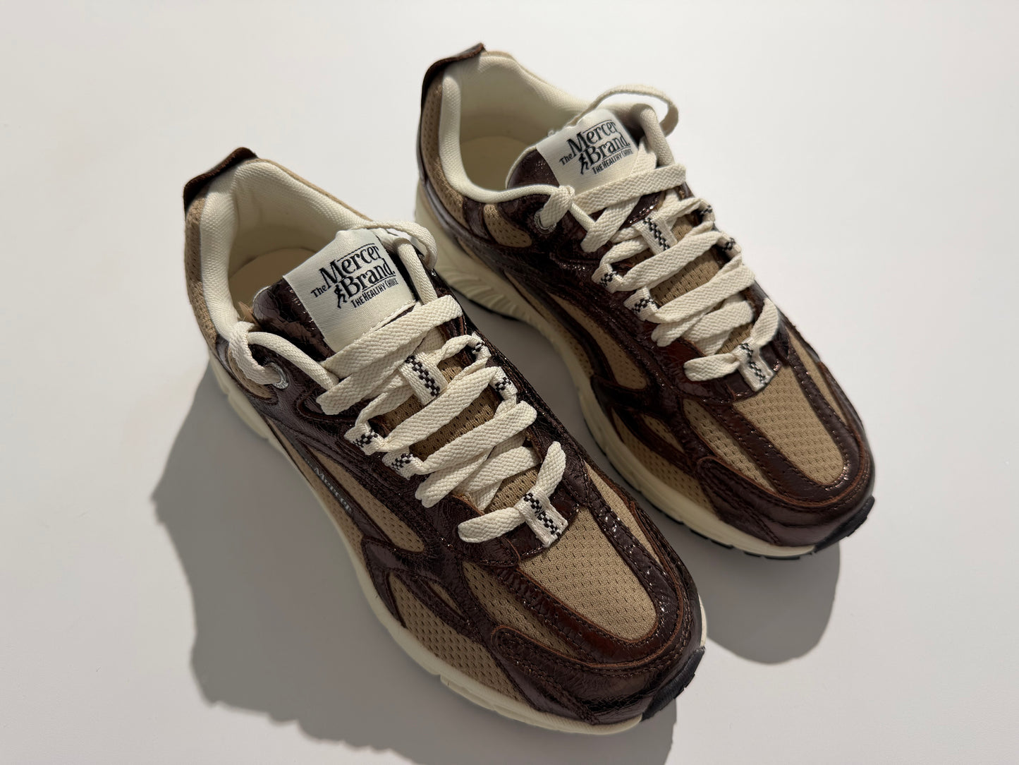 basket The Mercer brand - re-run cracked brown - ME263006