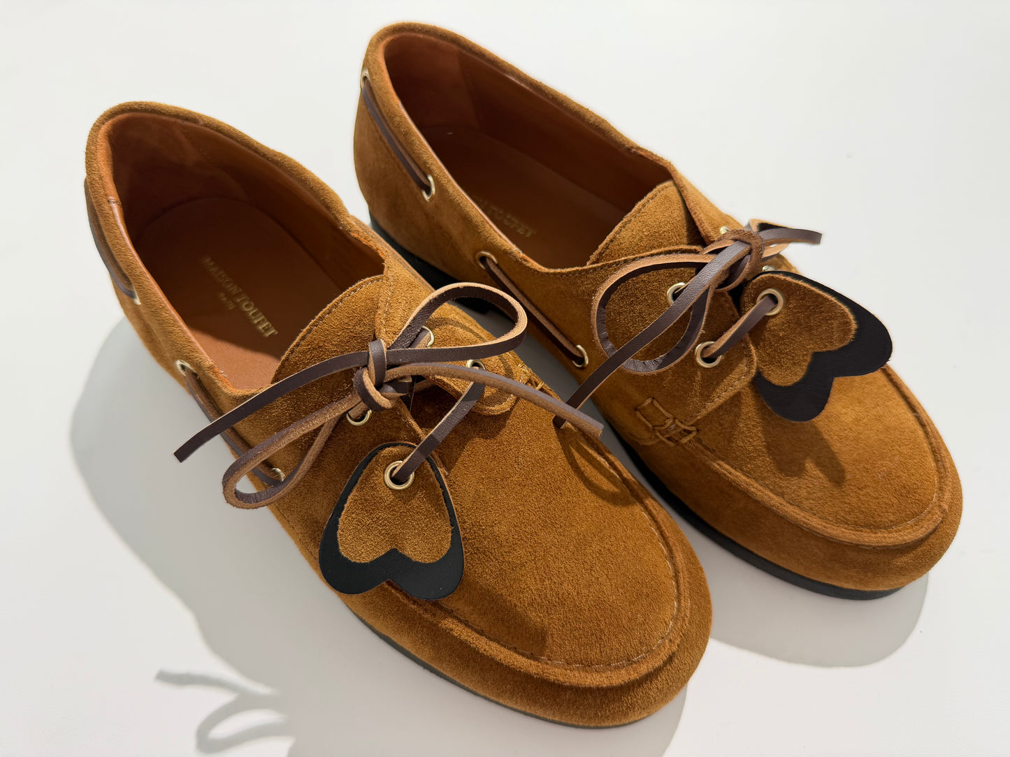 soulier Maison Toufet - Chloe coeur camel