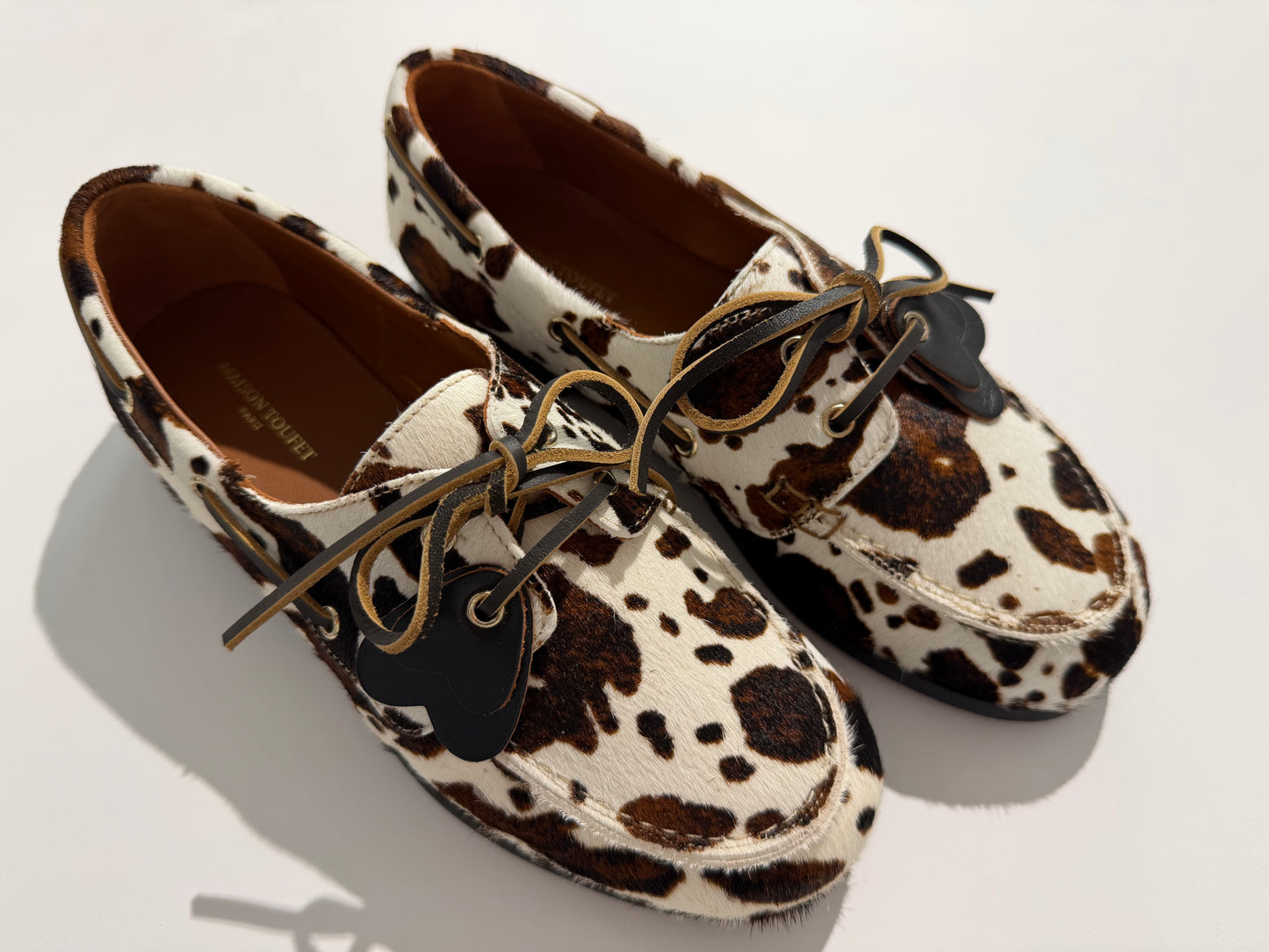 soulier Maison Toufet - Chloe coeur vache
