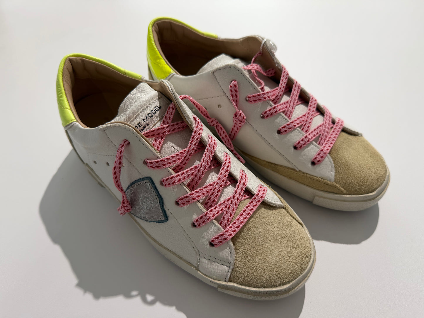 basket Philippe Model - PRLD WX54 mixage blanc