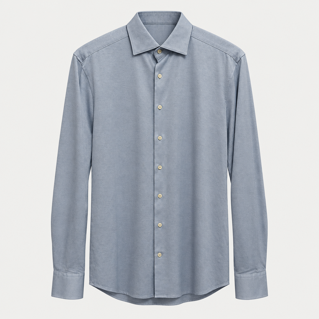 Stenstroms C71 RC cuff Jersey - light blue - cotton retouché