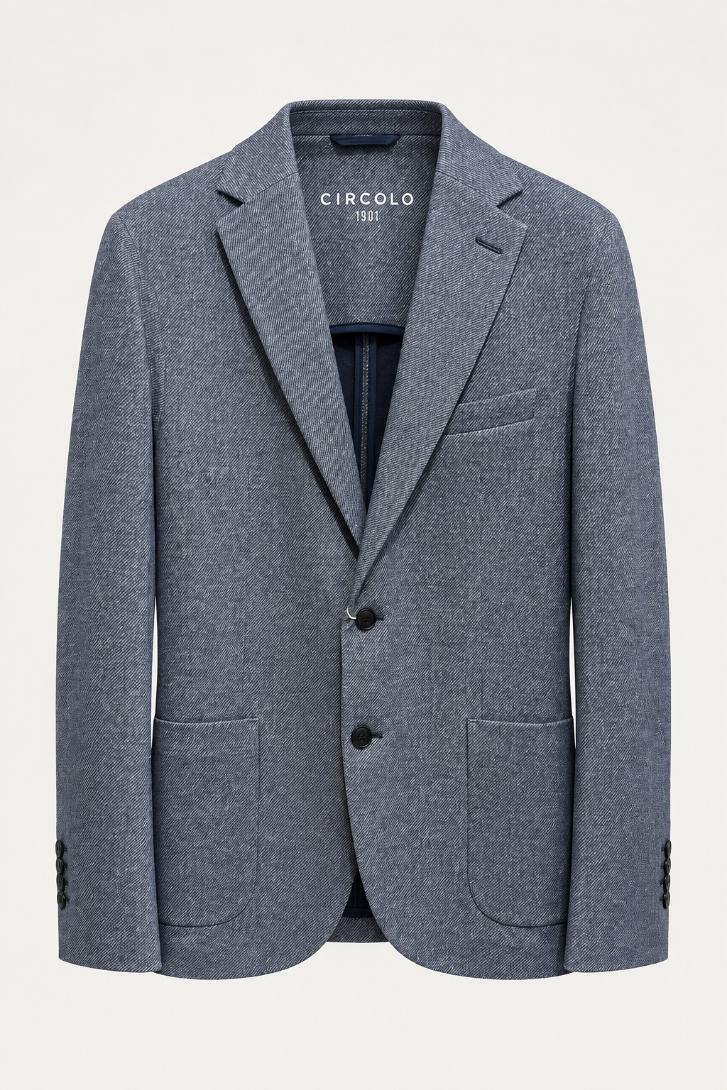 Veste Circolo 1901 cn5440 bleue retouchée