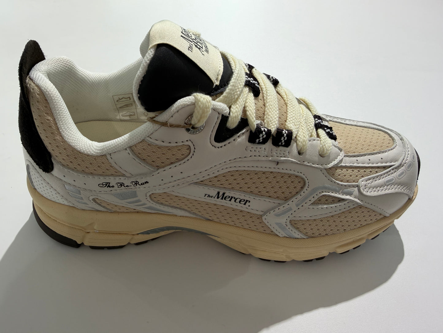 basket The Mercer brand - re-run vintage white/brown - ME263003