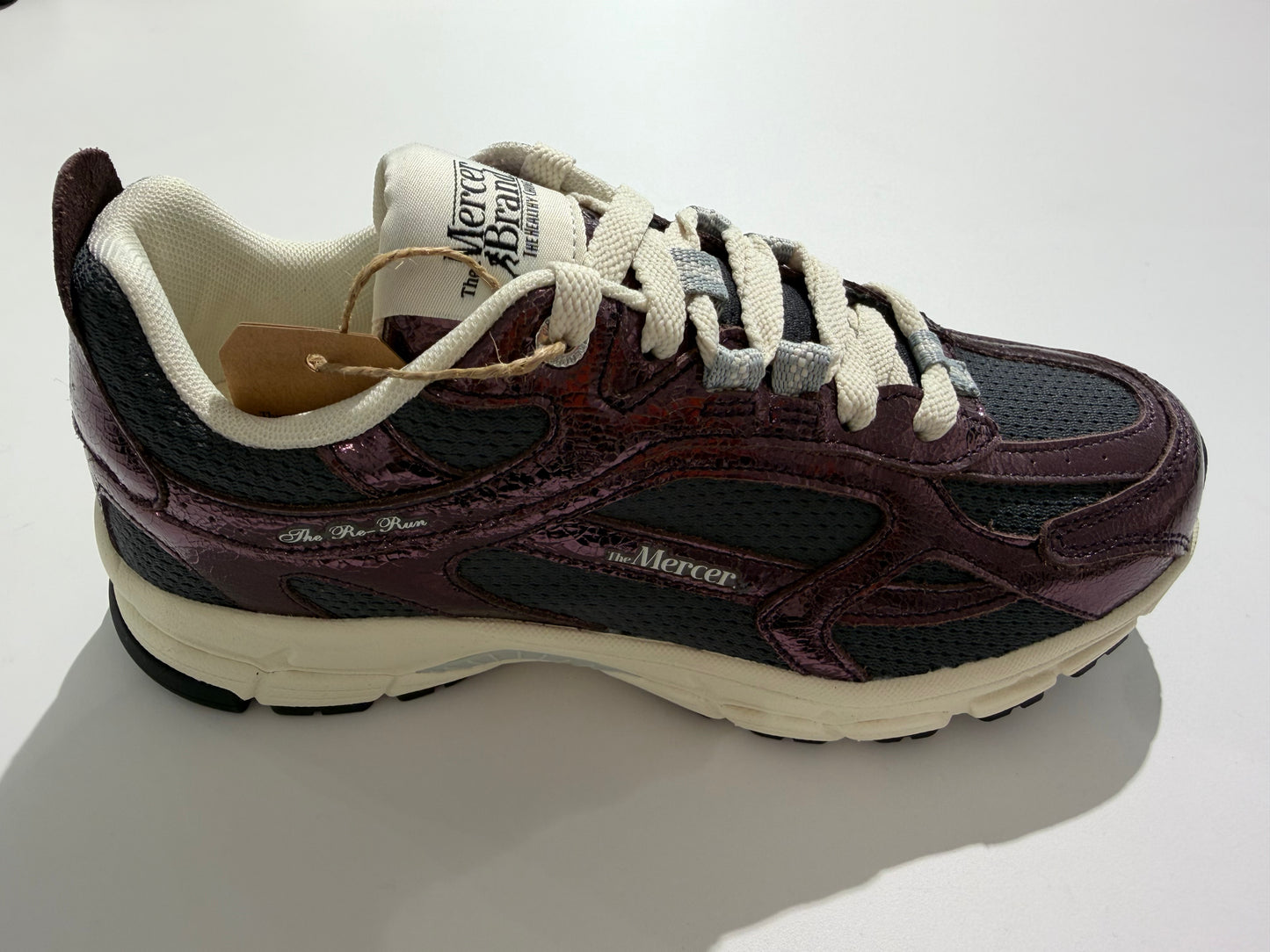 basket The Mercer brand - re-run cracked dark red - ME263006