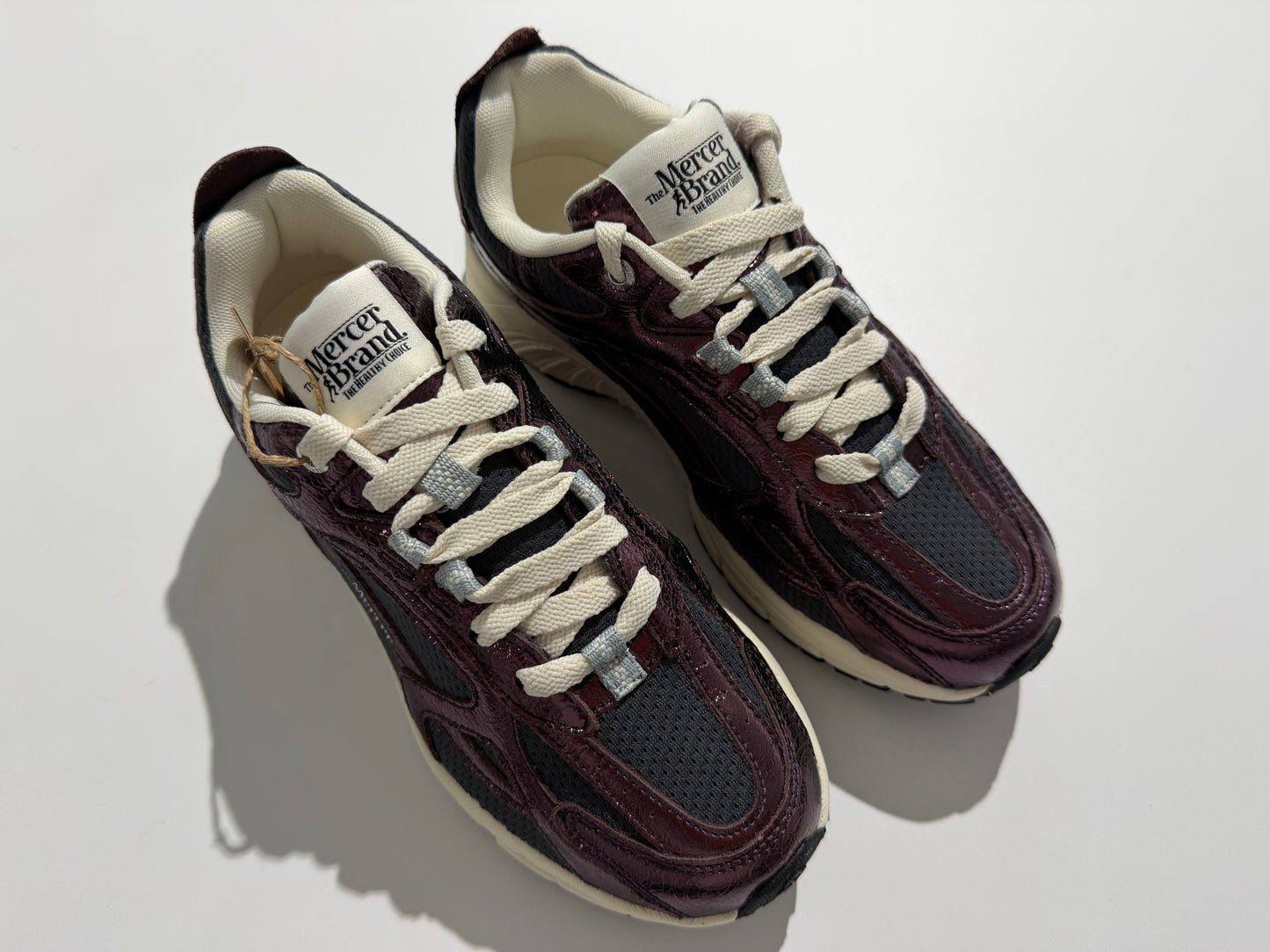 basket The Mercer brand - re-run cracked dark red - ME263006