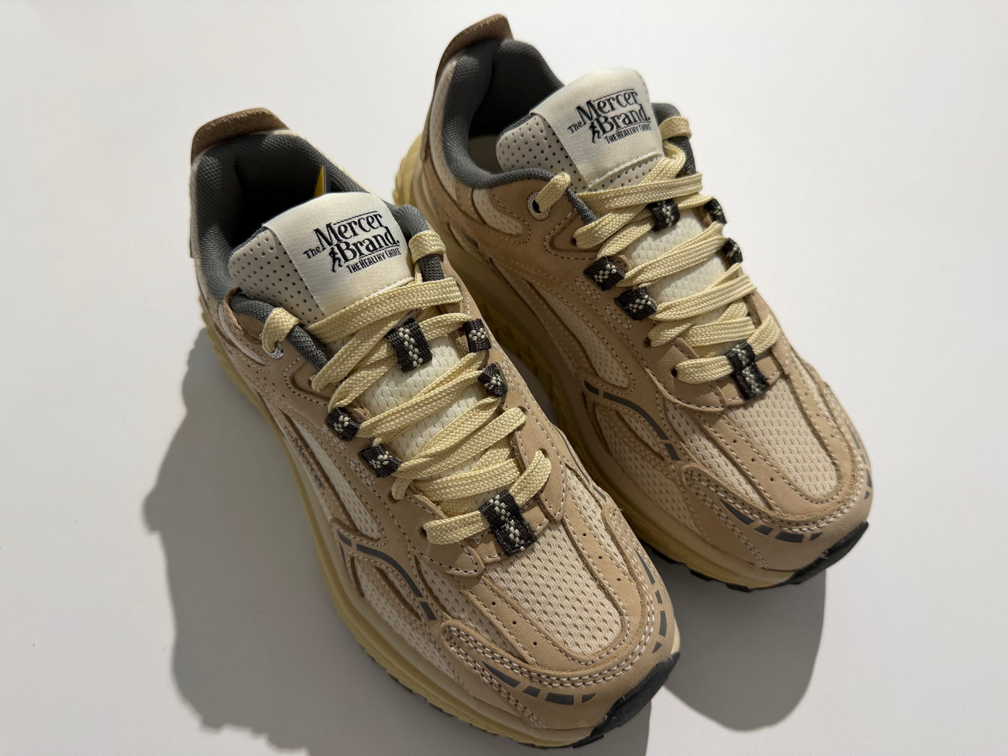 basket The Mercer brand - re-run vibram off white - ME263022