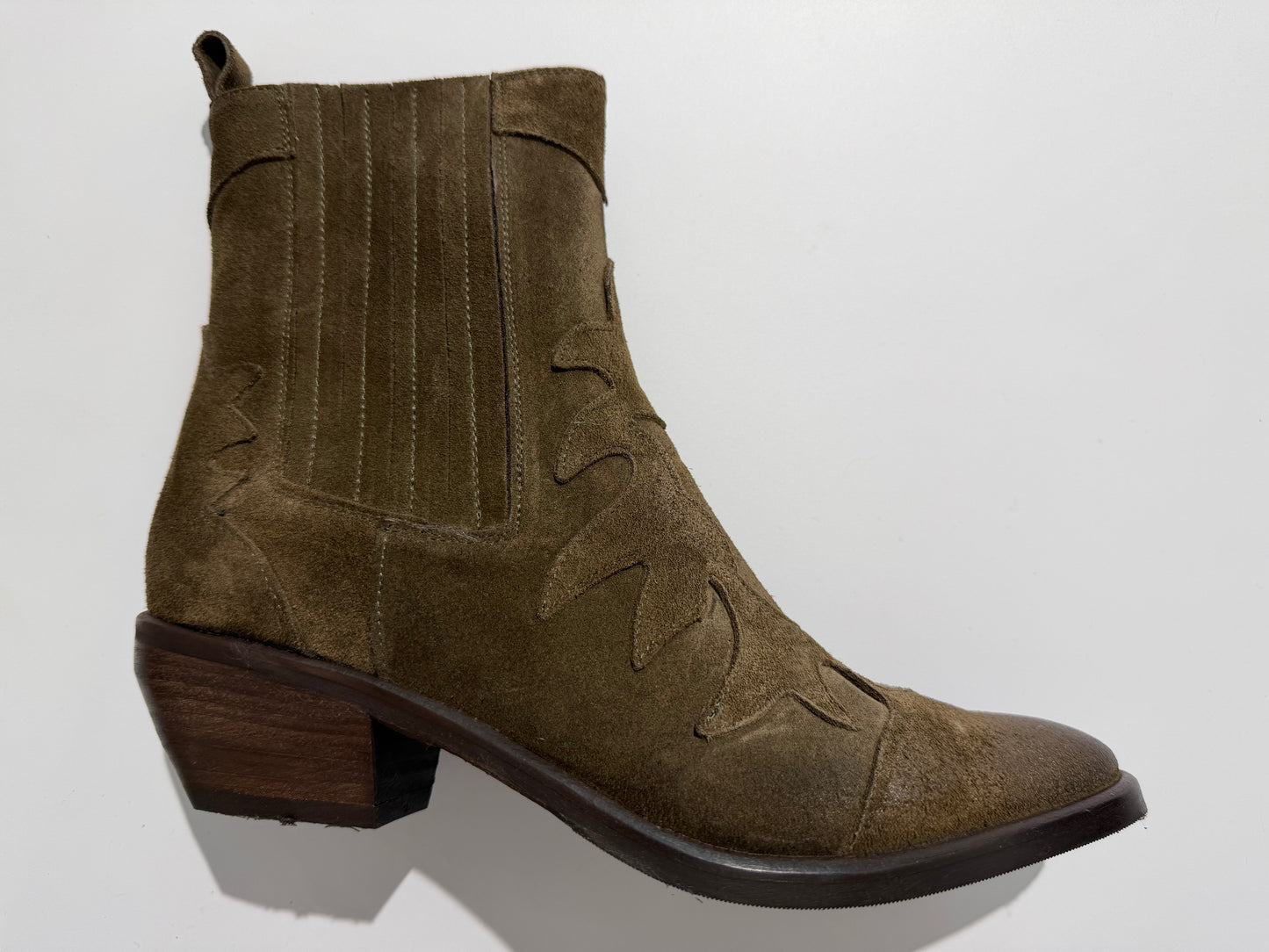 bottine Niche - 2063 trek velour herb
