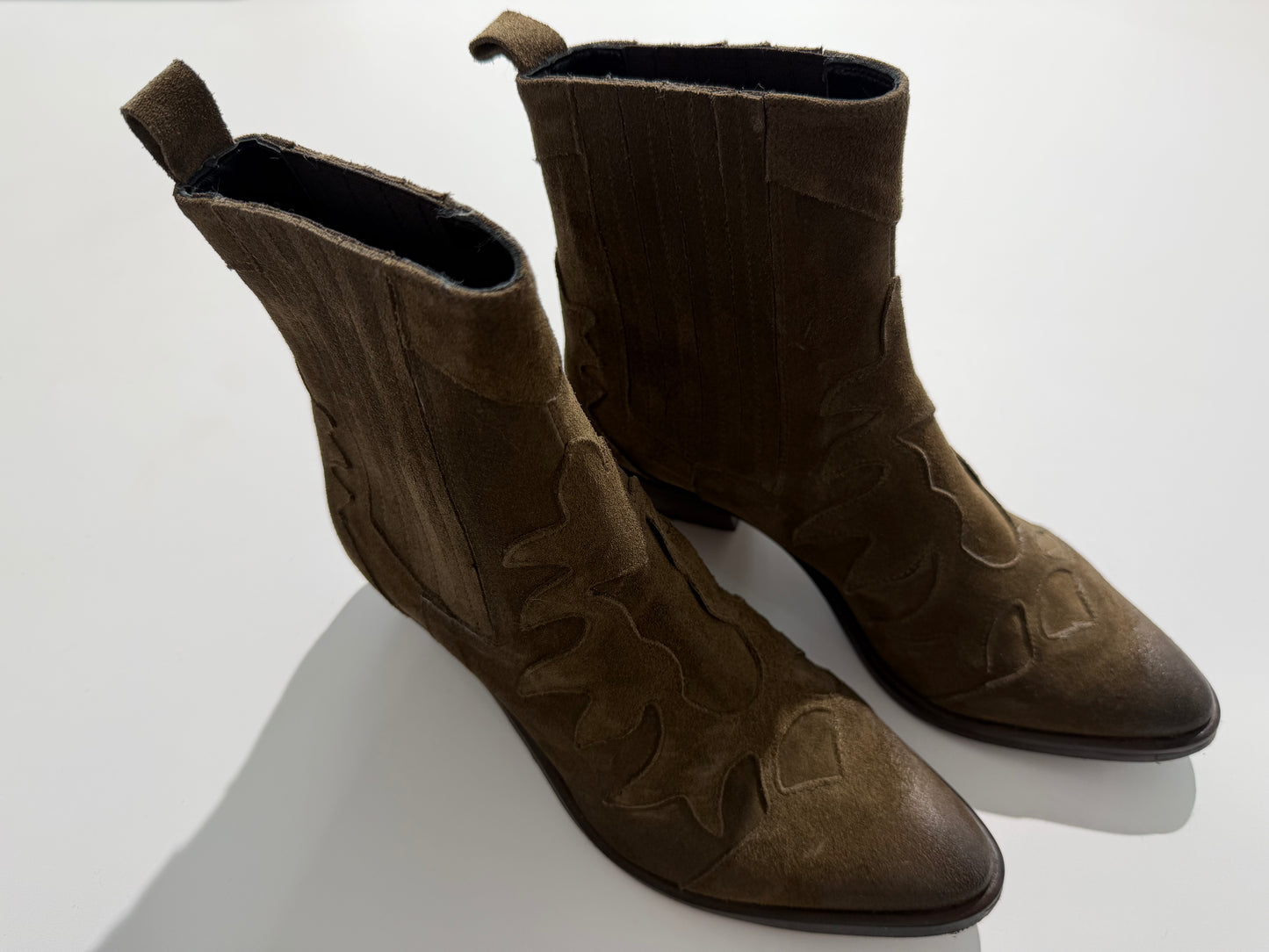 bottine Niche - 2063 trek velour herb