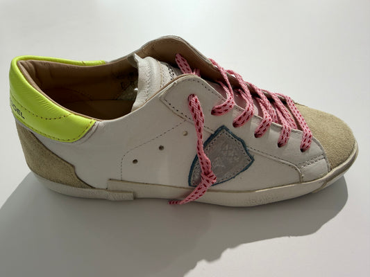 basket Philippe Model - PRLD WX54 mixage blanc