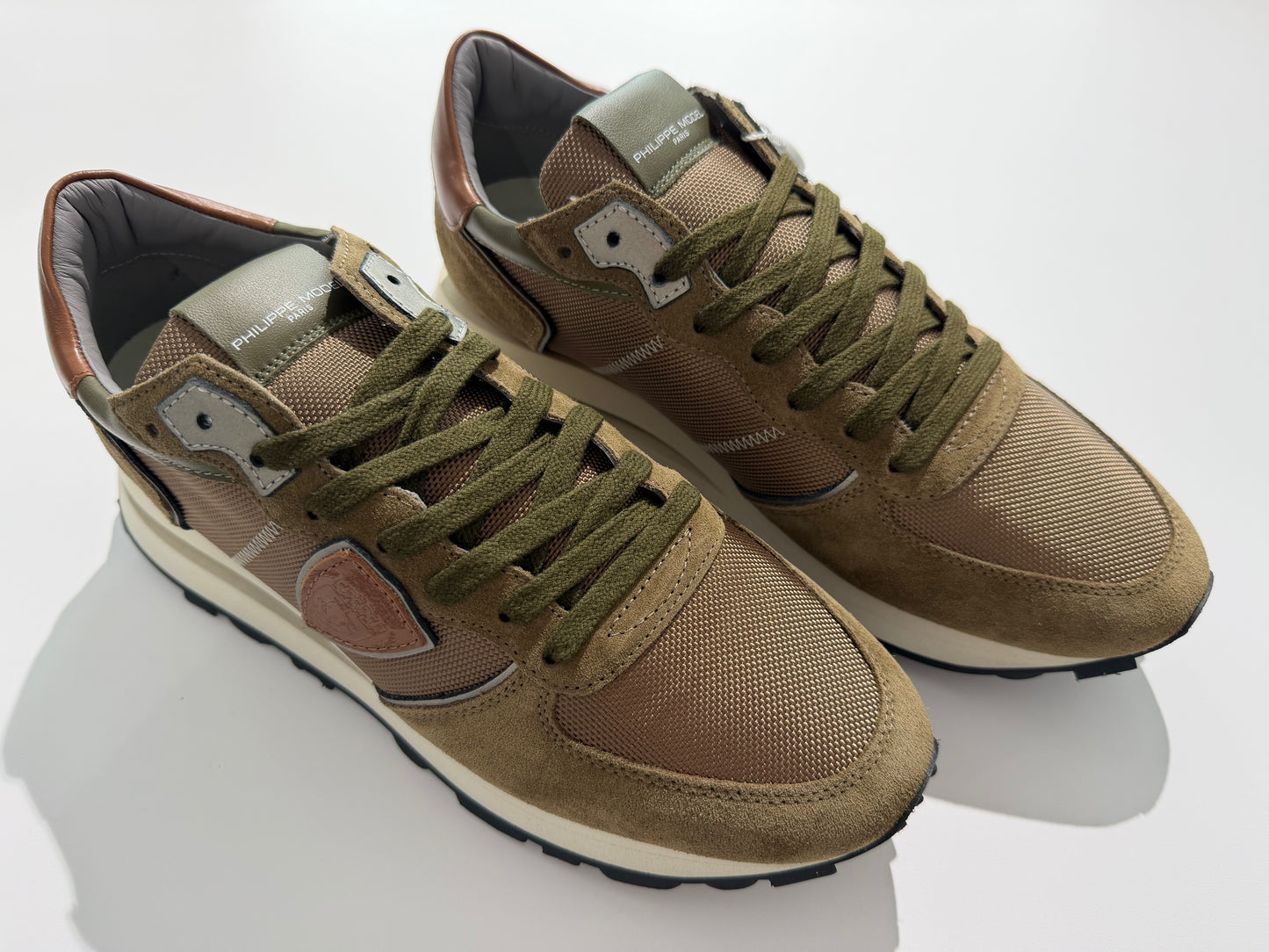 basket Philippe Model - TKLU WR03 resau kaki