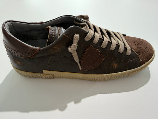basket Philippe Model - PRLU WRG1 brogue brun