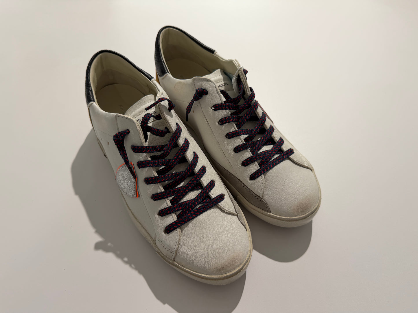 basket Philippe Model - PRLU WX58 mixage blanc noir