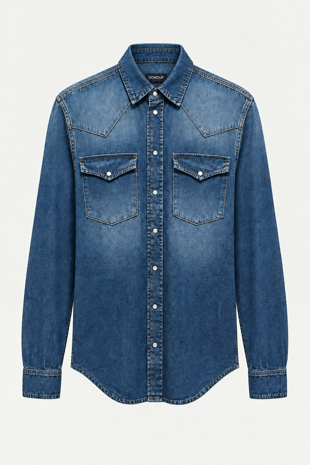 Chemise Dondup blue avec étiquette corrigée