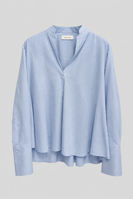 Chemisier Hana San françoise bleu ciel