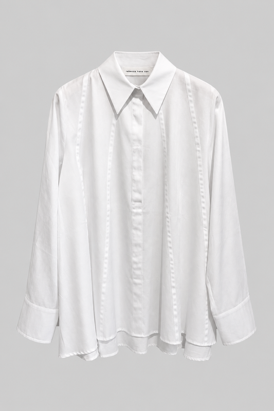 Chemisier Hana San rebecca blanc optique