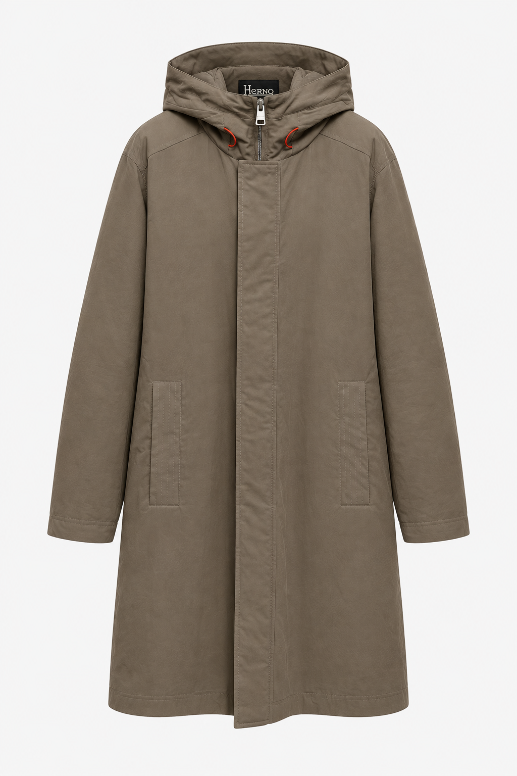 Manteau Herno beige retouché