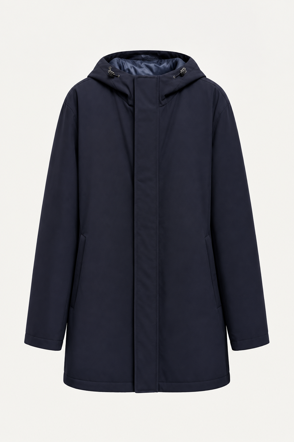 Manteau Herno bleu et blanc retouché