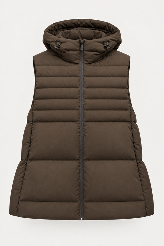 Manteau Herno marron retouché