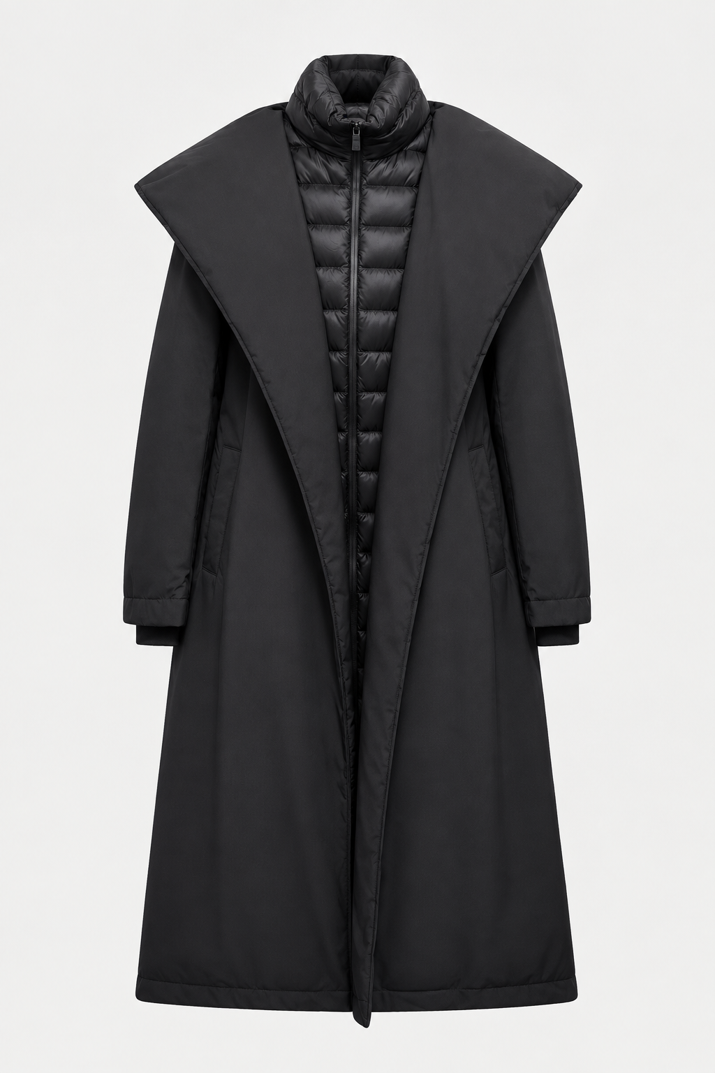 Manteau Herno noir retouché