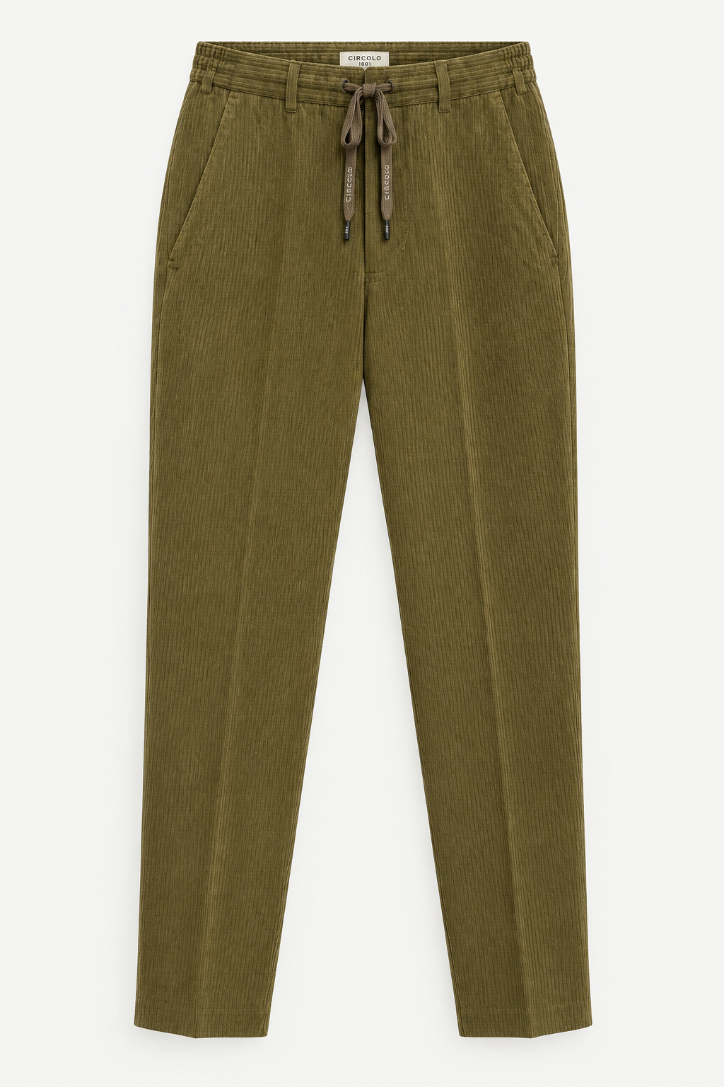 Pantalon Circolo 1901 cn5403 green tea retouché