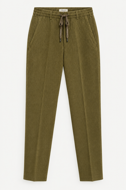 Pantalon Circolo 1901 cn5403 green tea retouché