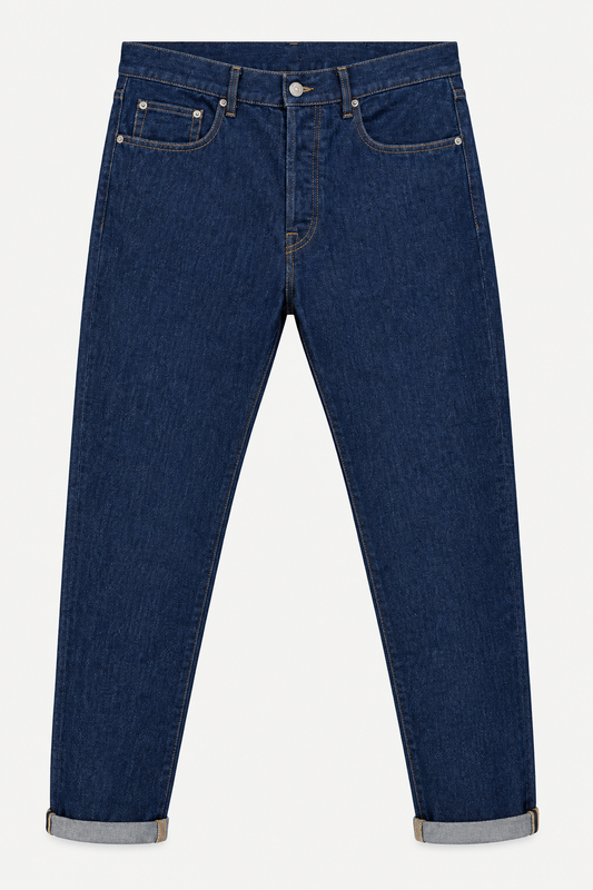 Pantalon Dondup UP730 DFE338U blue retouché