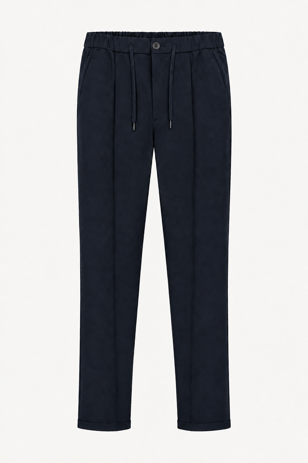 Pantalon Herno bleu, ceinture sans les éléments clairs