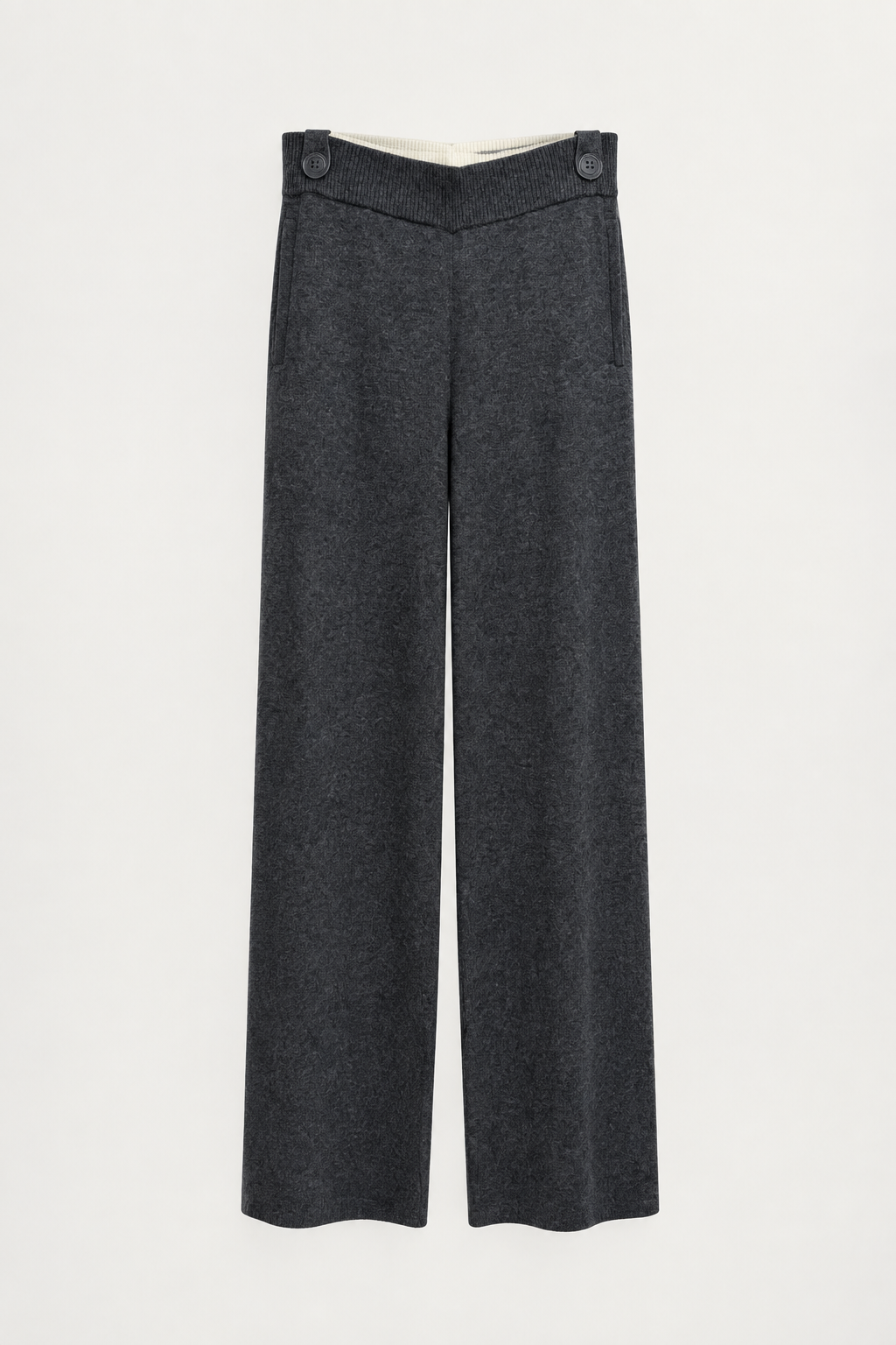 Pantalon Pinko Siviglia gris corvo retouché