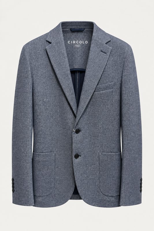 Veste Circolo 1901 cn5440 bleue retouchée