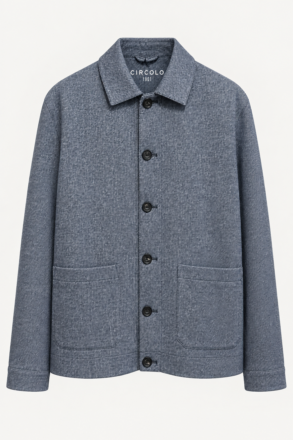 Veste Circolo 1901 cn5441 bleue retouchée