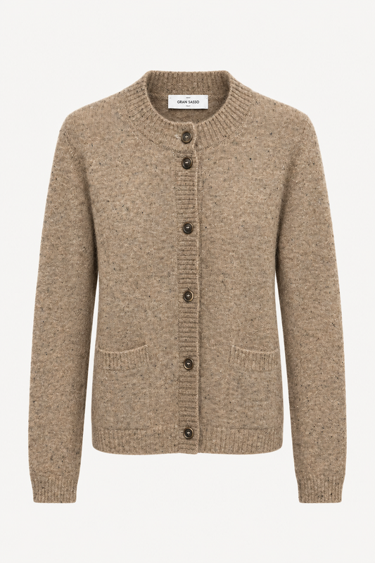 Veste Gran Sasso col coréen 23262 beige retouchée