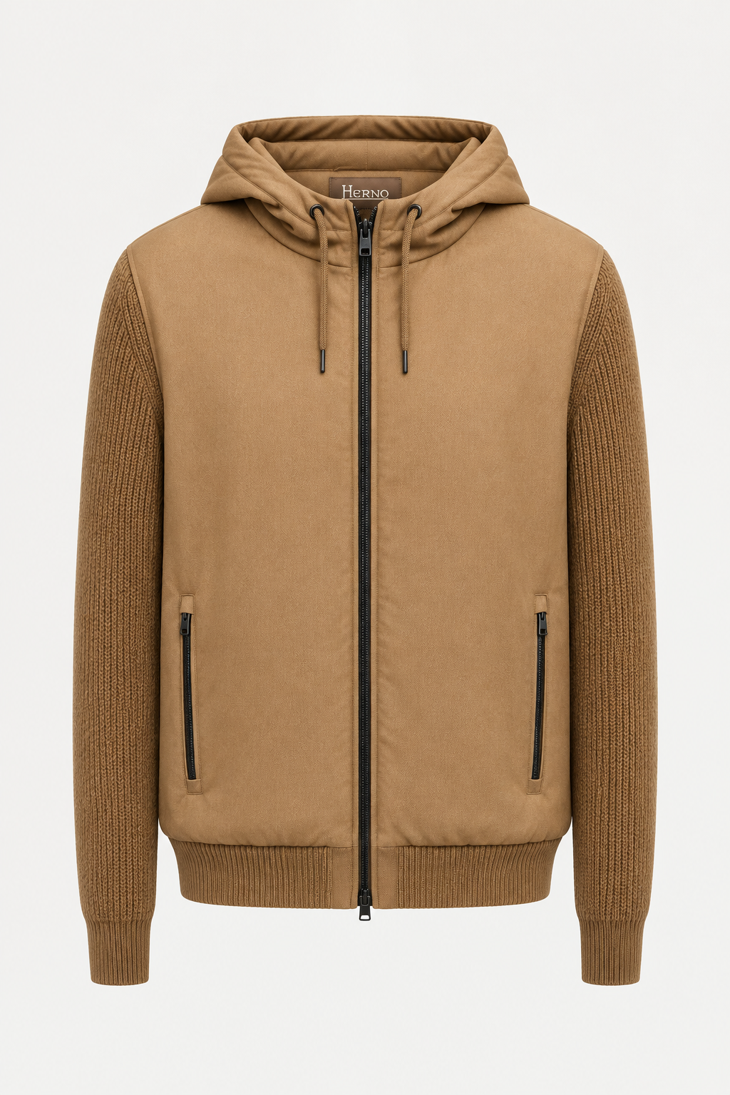 Veste Herno camel retouchée