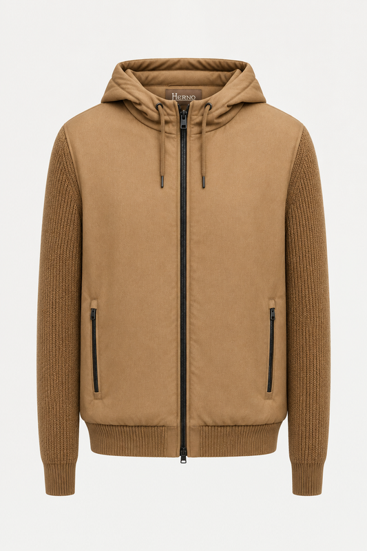 Veste Herno camel retouchée